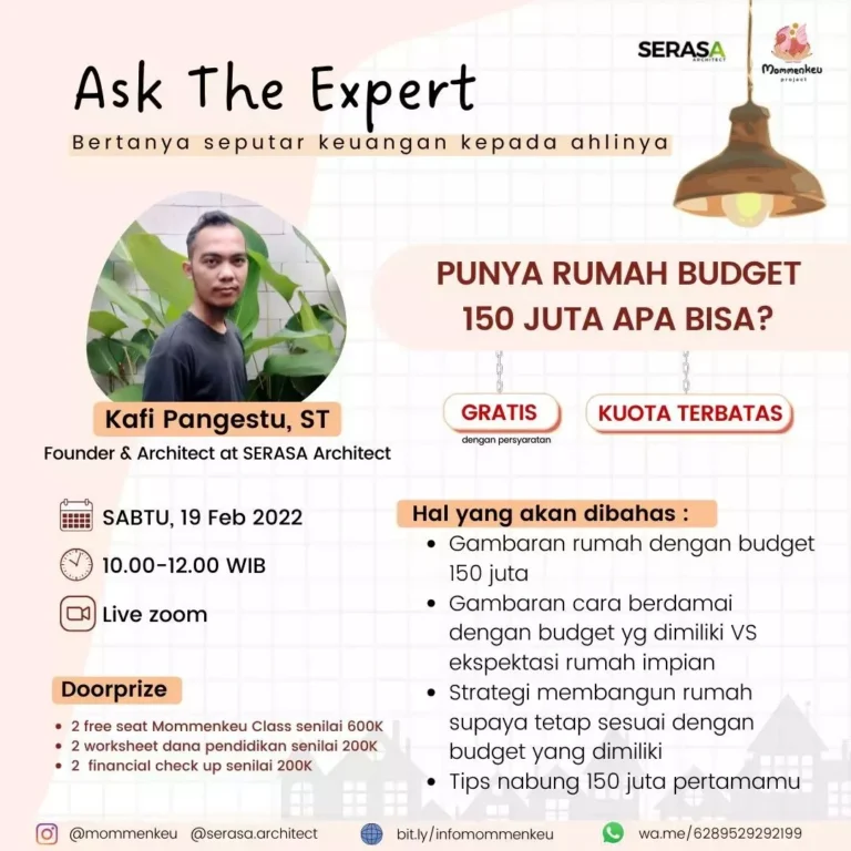 Serasa x Momenkeu : Rumah Budget 150juta